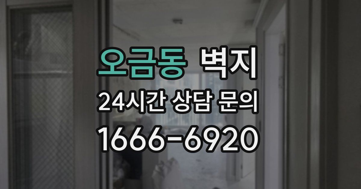 오금동 벽지