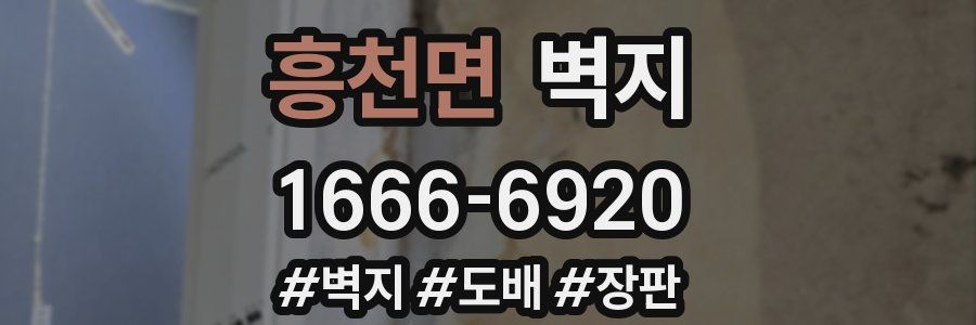 흥천면 벽지