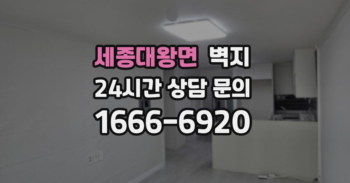 세종대왕면 벽지