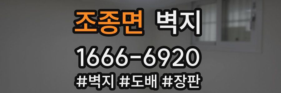 조종면 벽지