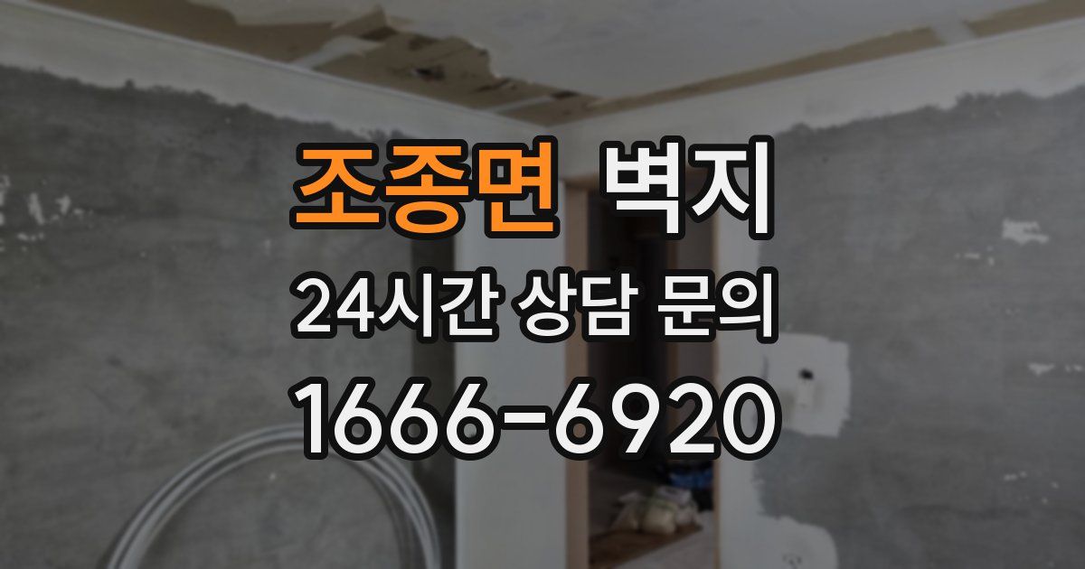 조종면 벽지