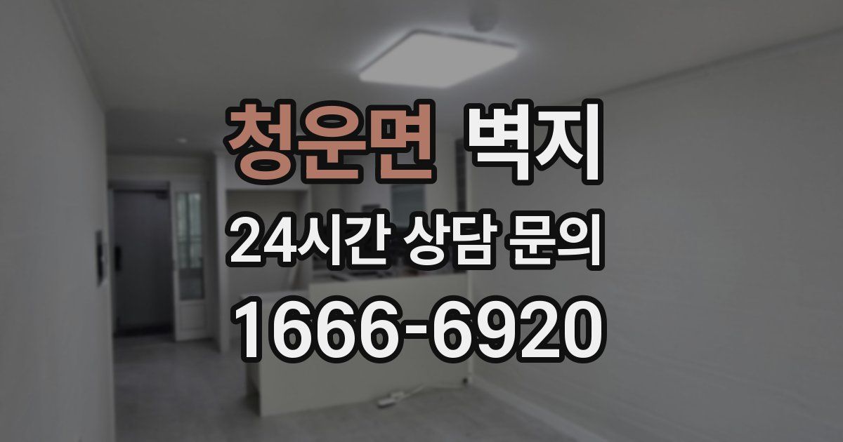 청운면 벽지