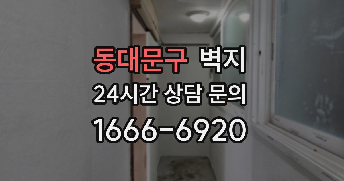 동대문구 벽지