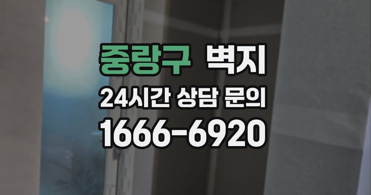 중랑구 벽지