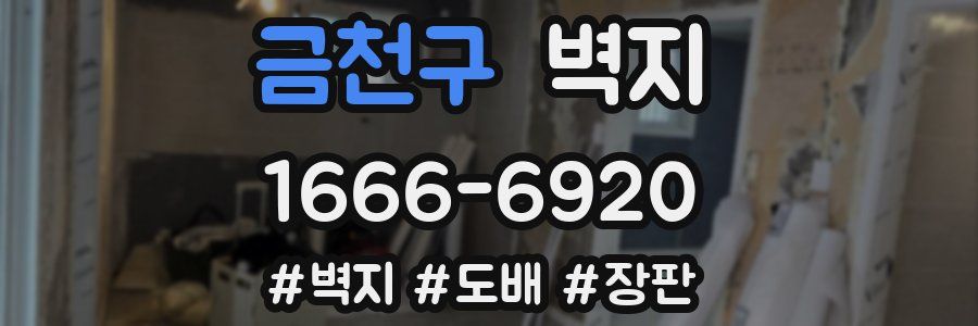 금천구 벽지
