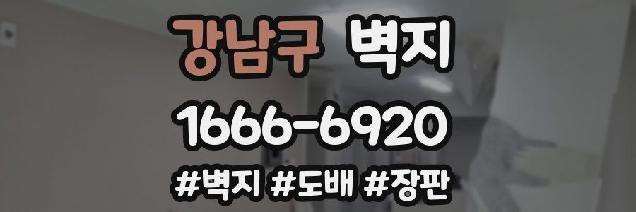 강남구 벽지