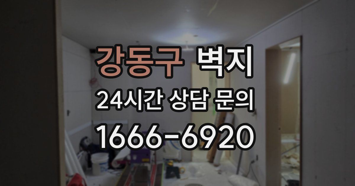 강동구 벽지
