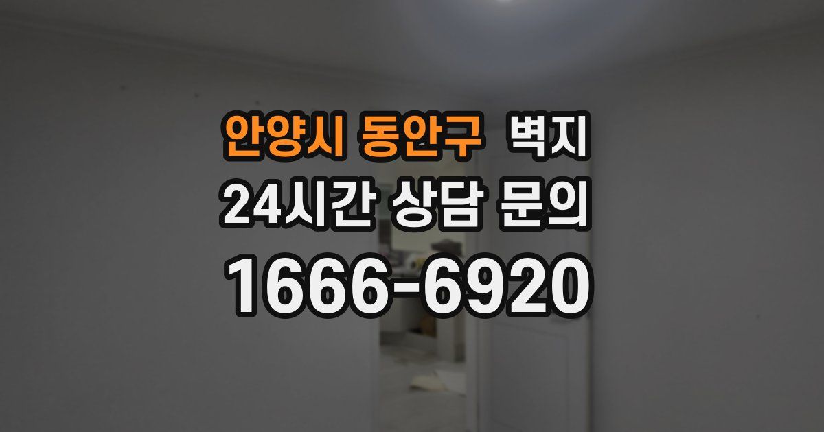 안양시 동안구 벽지