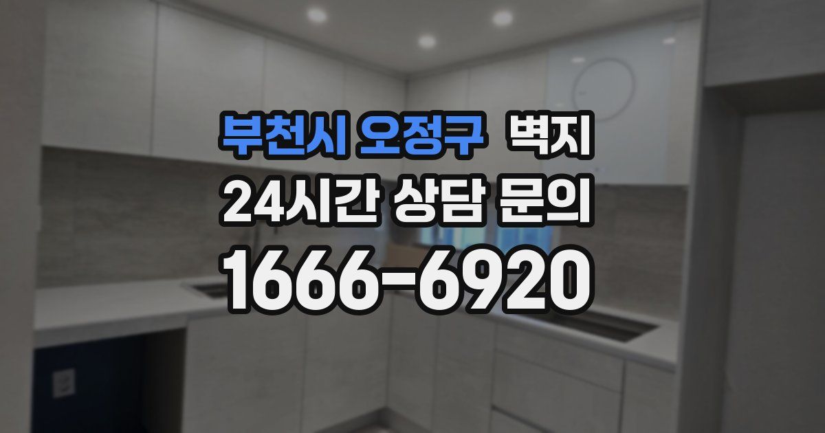 부천시 오정구 벽지