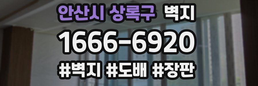 안산시 상록구 벽지