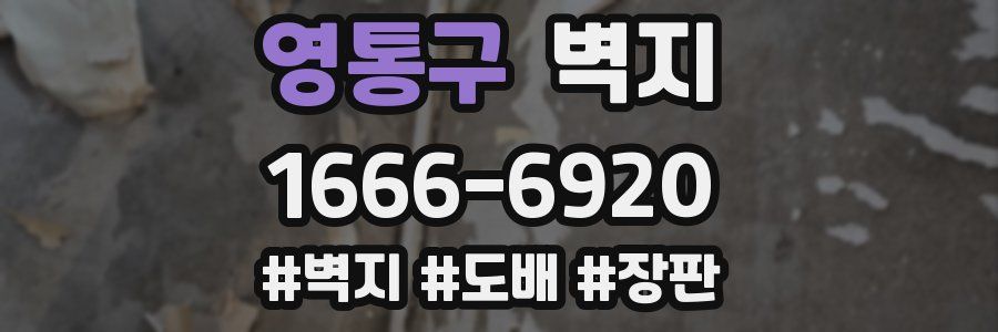 영통구 벽지