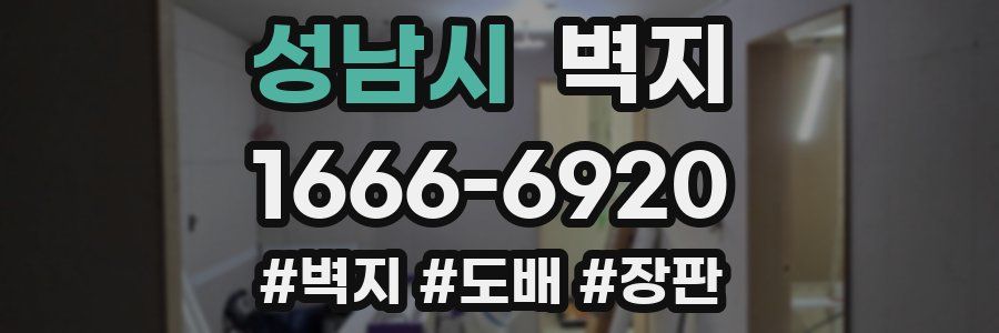 성남시 벽지