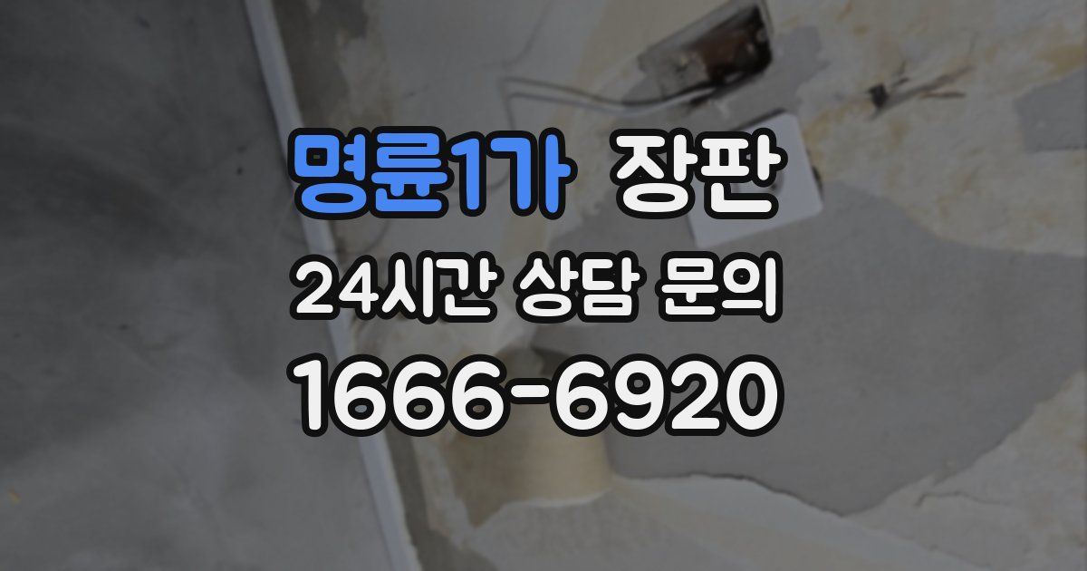 명륜1가 장판