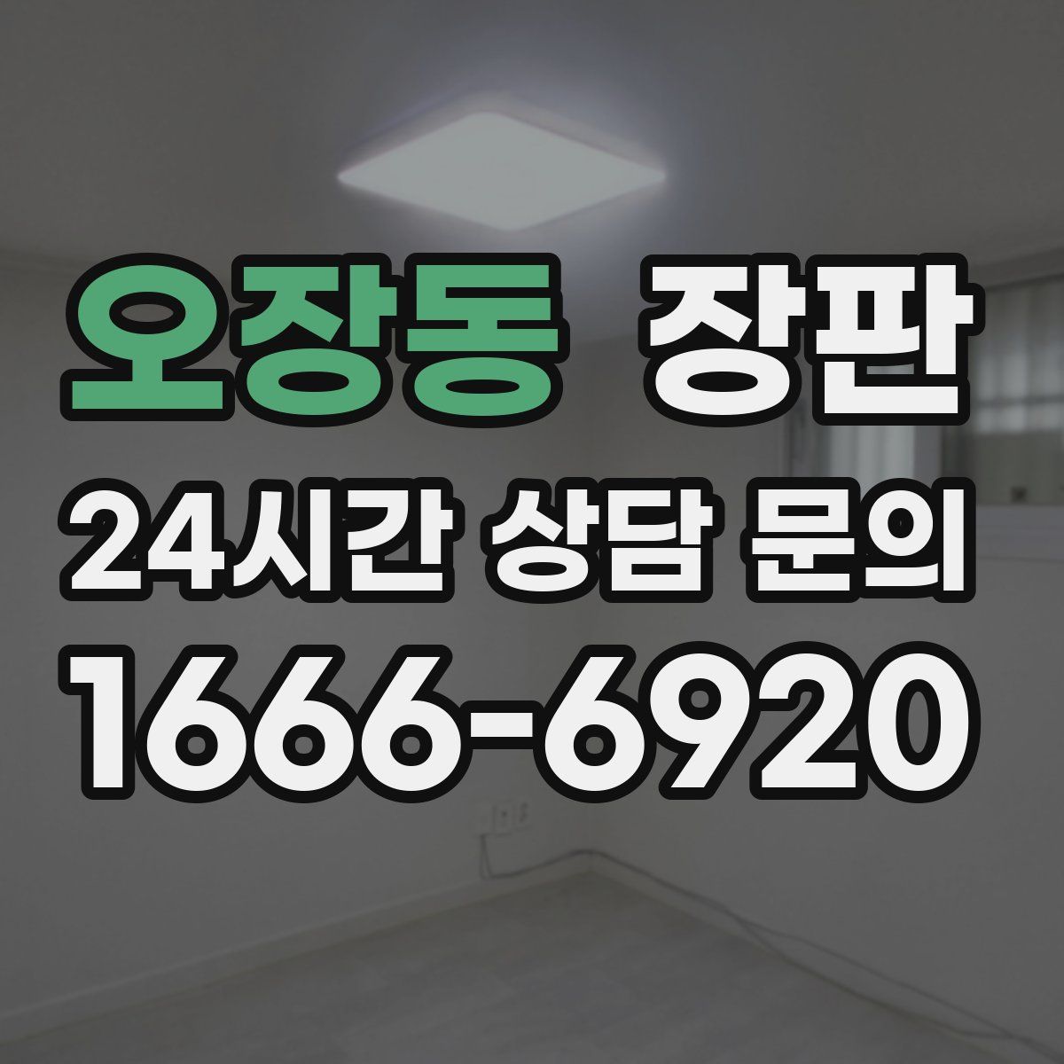 오장동 장판