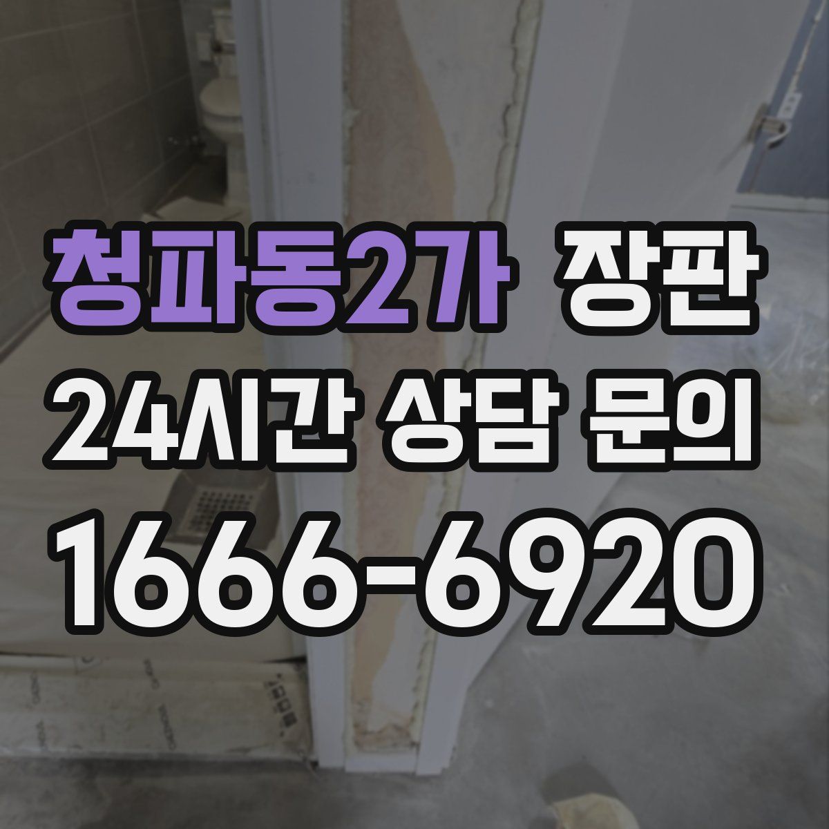 청파동2가 장판