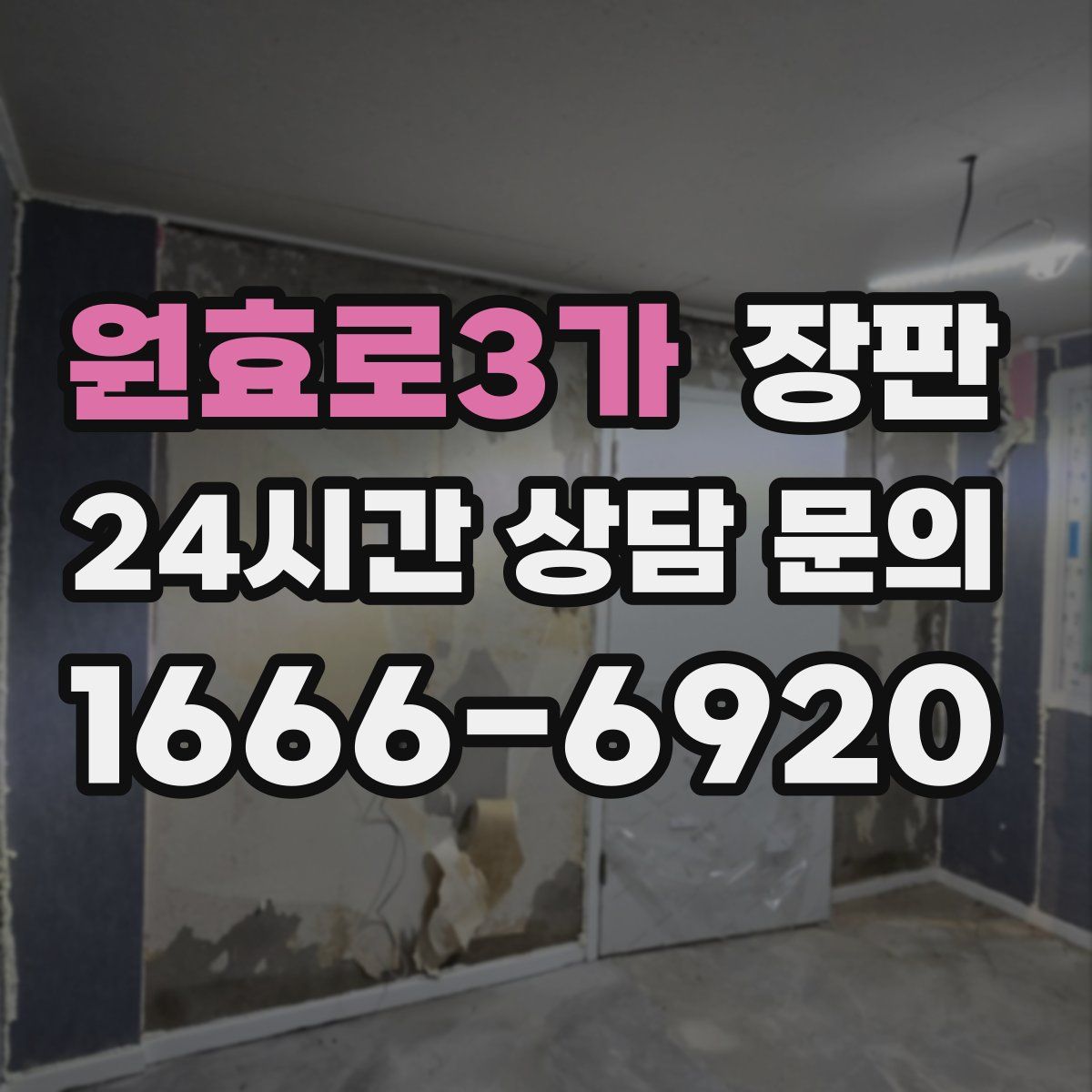 원효로3가 장판