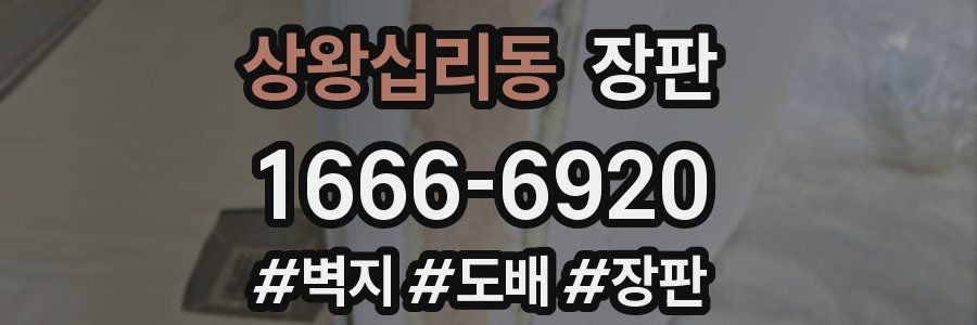 상왕십리동 장판
