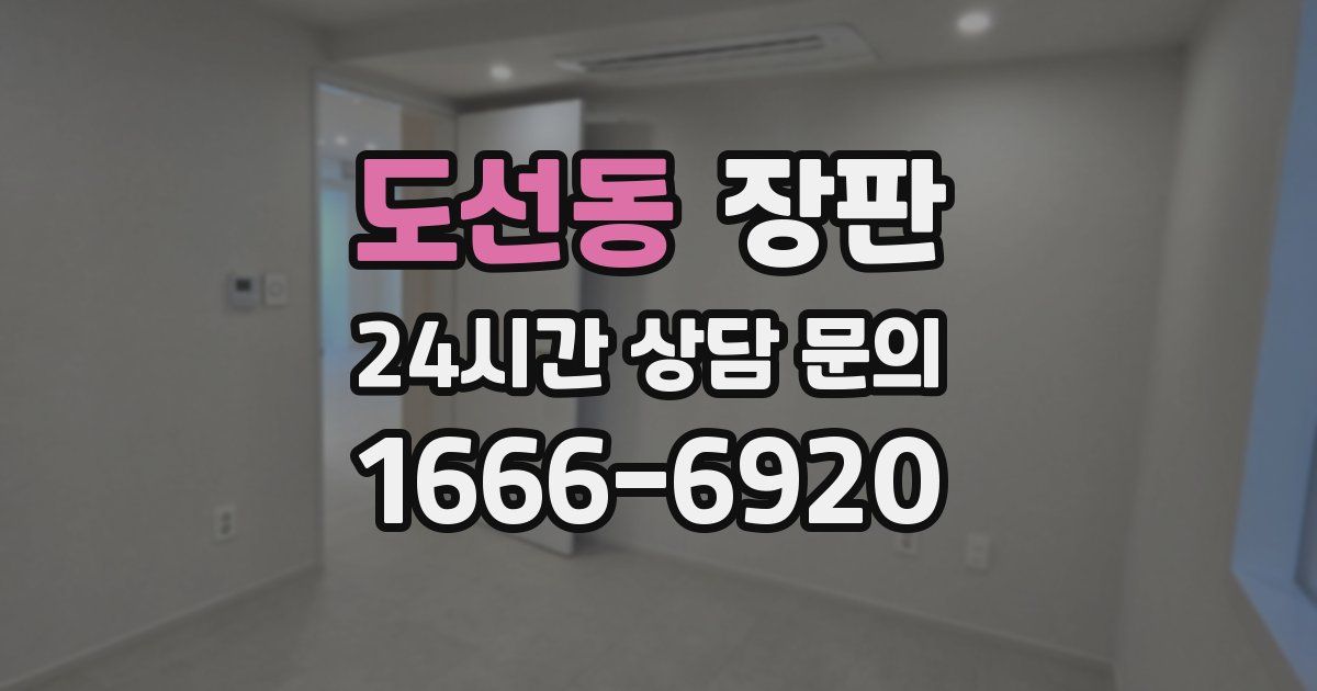 도선동 장판