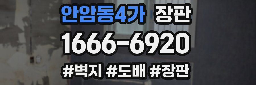 안암동4가 장판