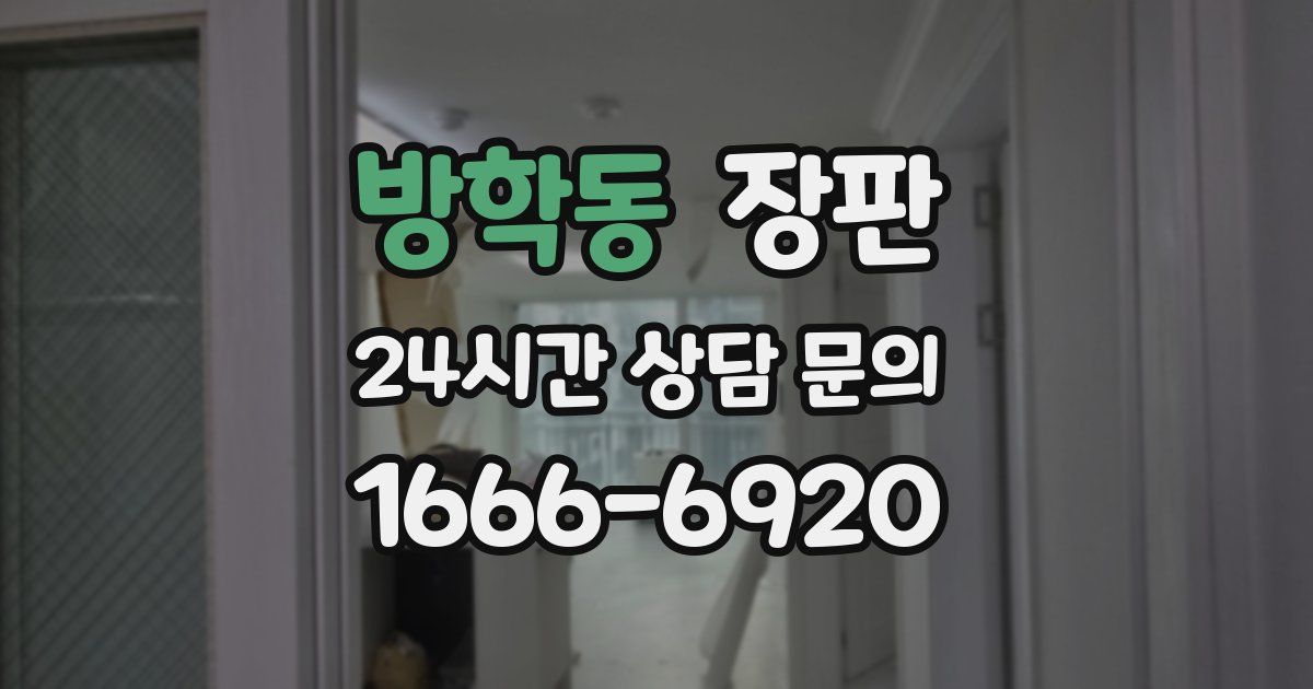방학동 장판