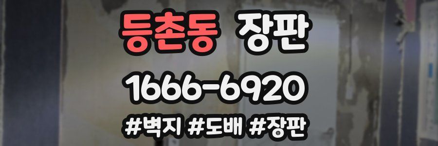 등촌동 장판