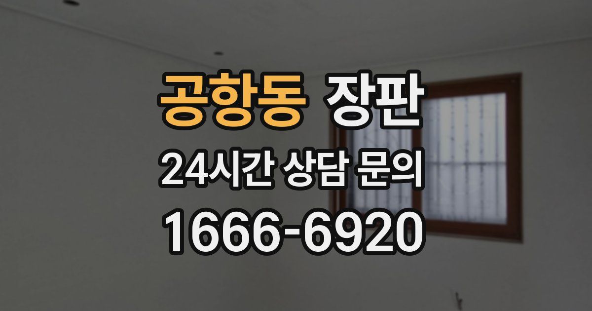 공항동 장판