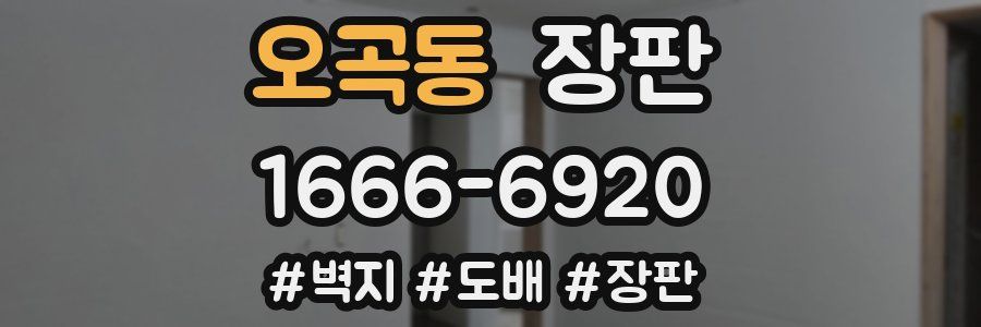 오곡동 장판