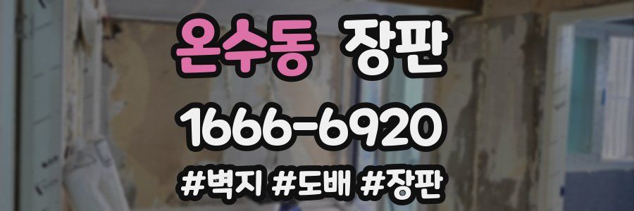 온수동 장판