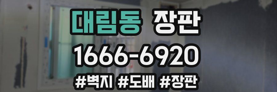 대림동 장판
