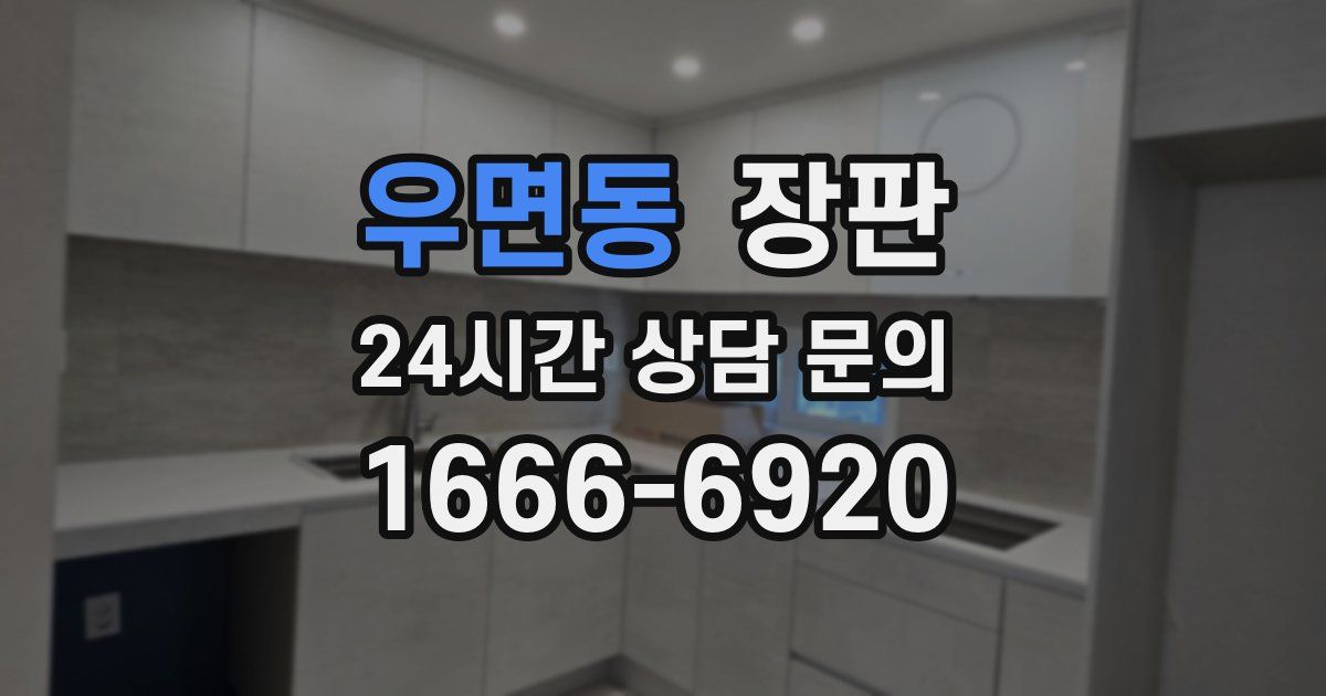 우면동 장판