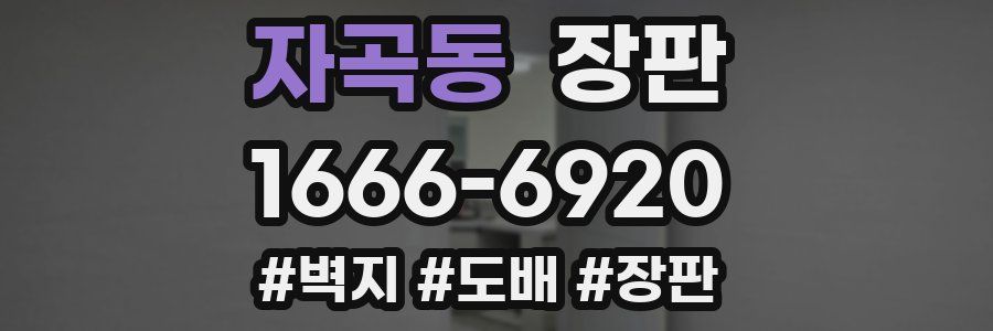 자곡동 장판