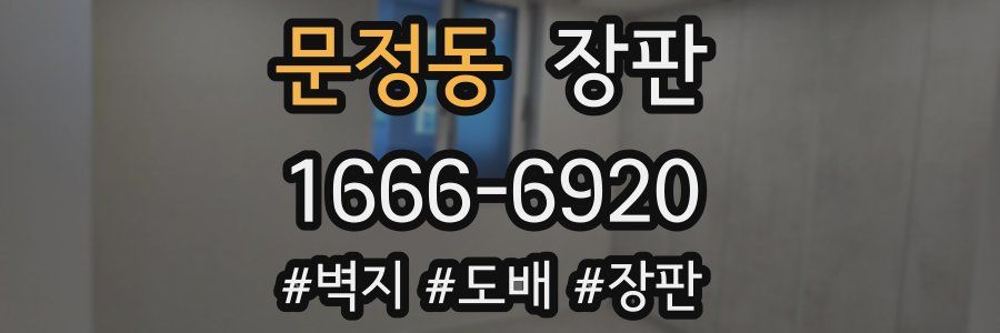 문정동 장판