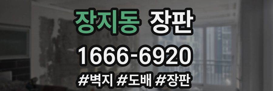 장지동 장판