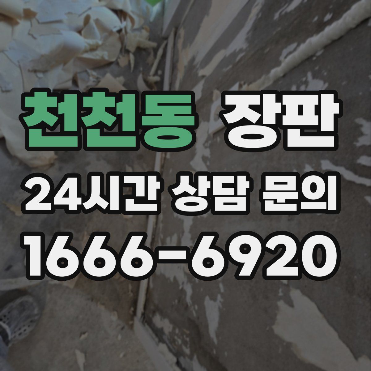 천천동 장판