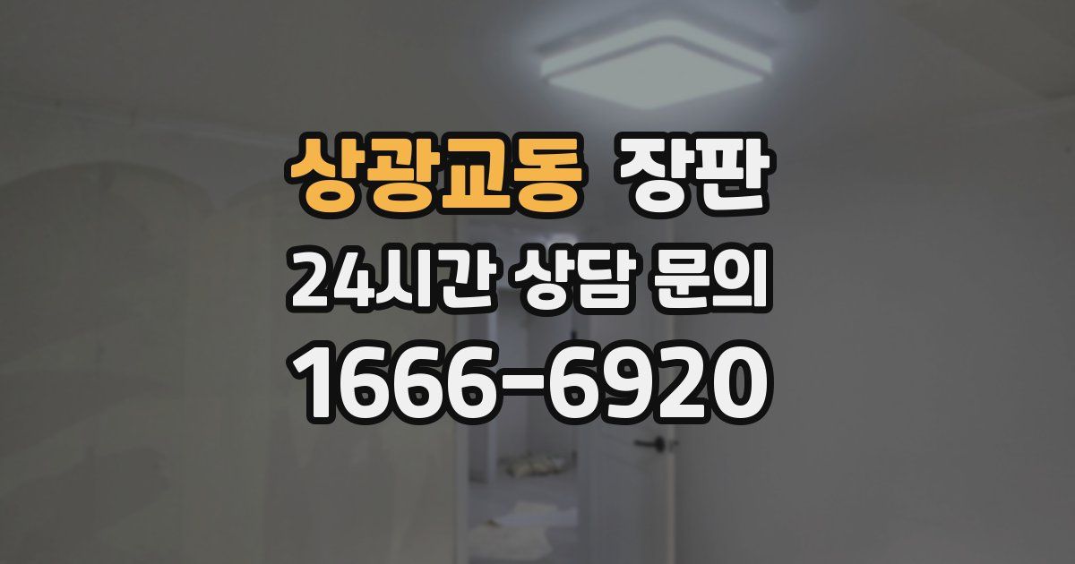 상광교동 장판