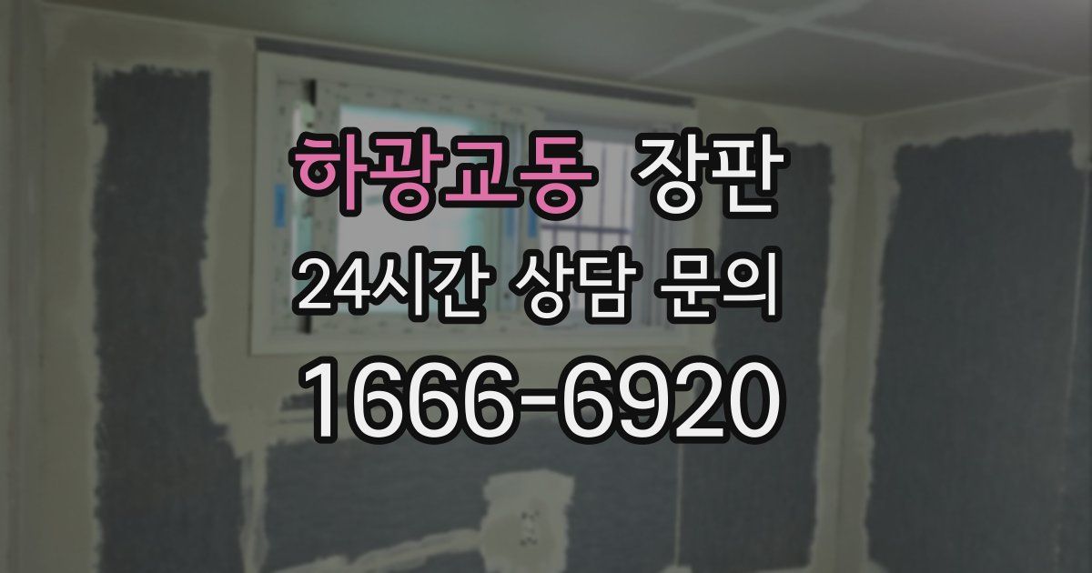 하광교동 장판