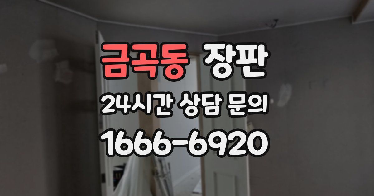 금곡동 장판