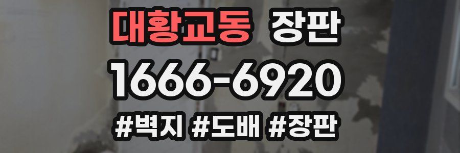 대황교동 장판