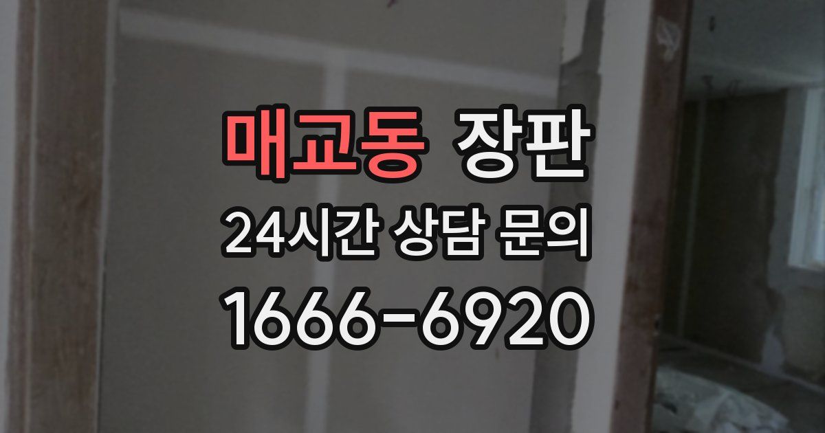 매교동 장판