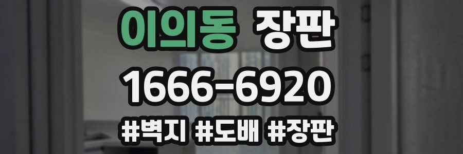 이의동 장판