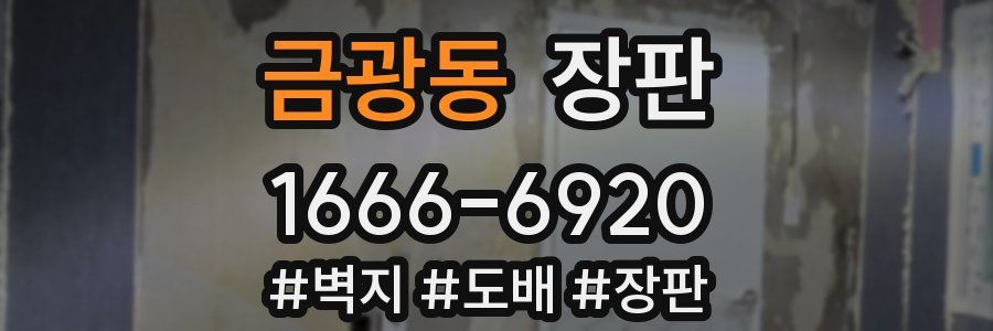 금광동 장판