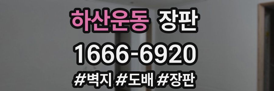 하산운동 장판