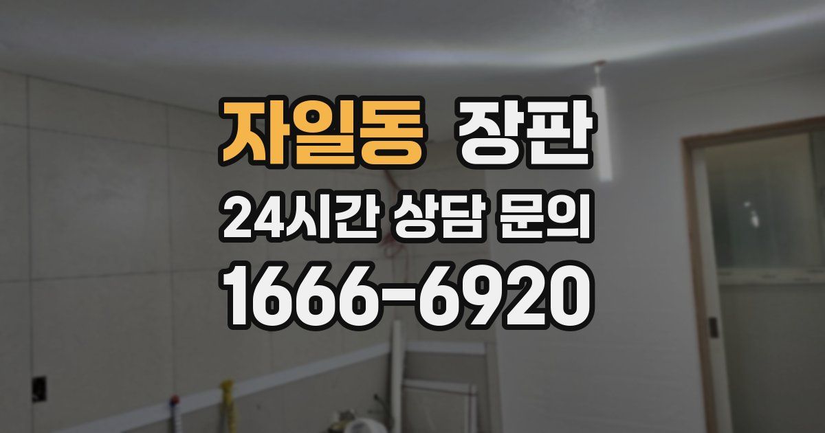 자일동 장판