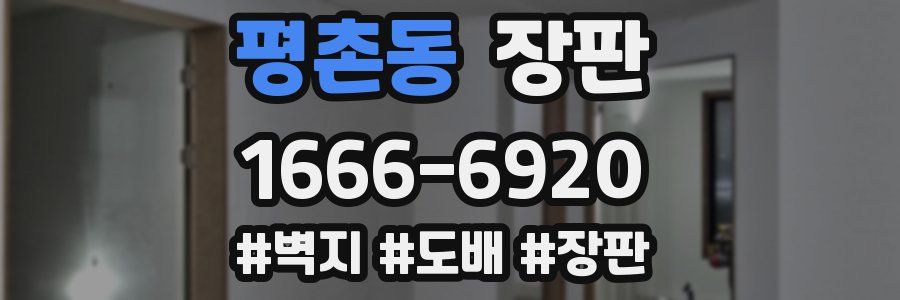 평촌동 장판