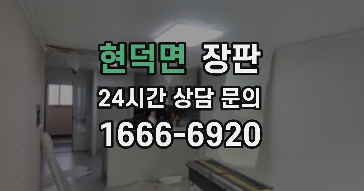 현덕면 장판
