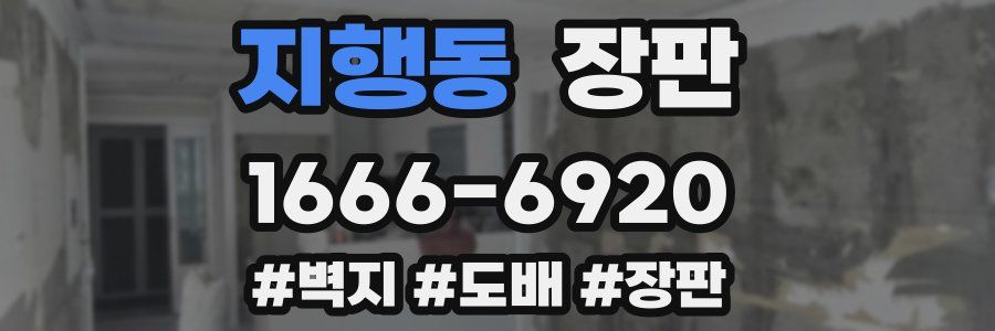 지행동 장판