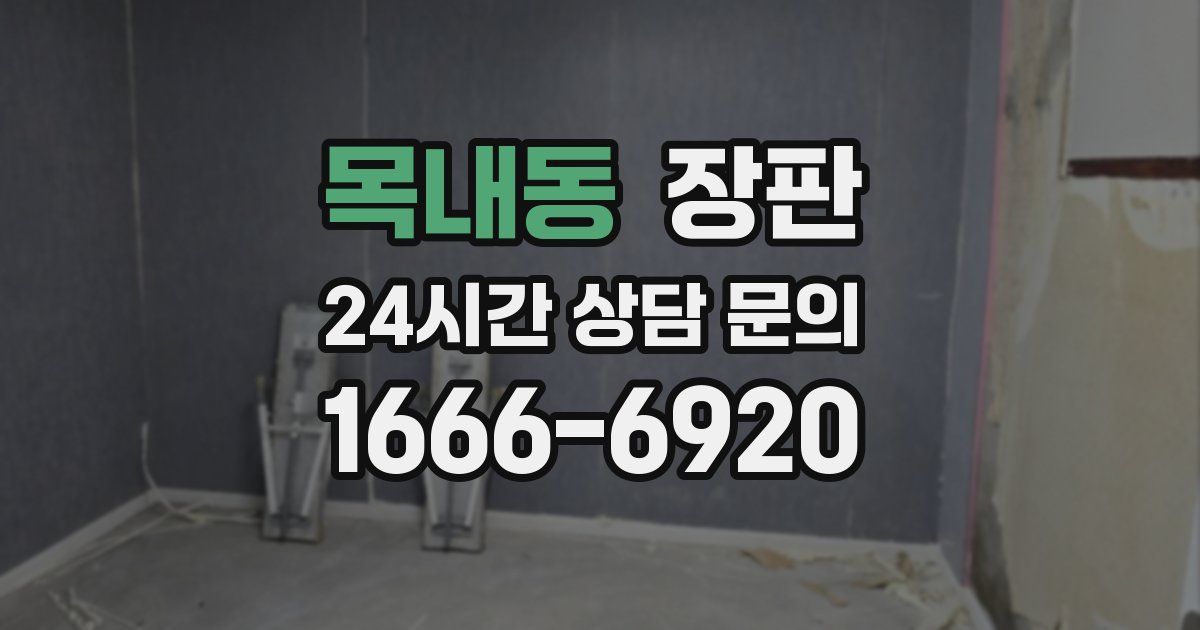 목내동 장판