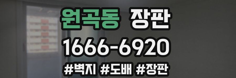 원곡동 장판
