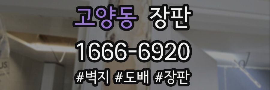 고양동 장판