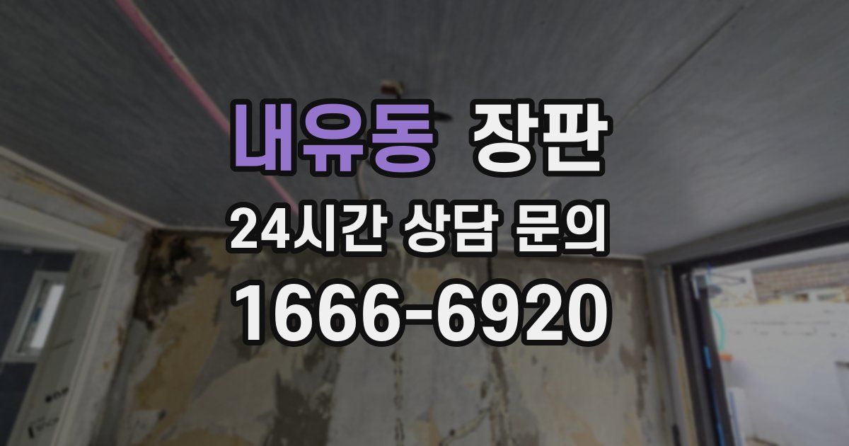 내유동 장판